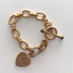 Juicy Couture gold charm bracelet